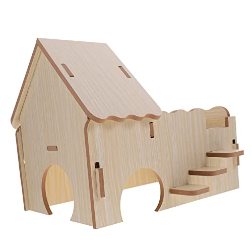 UPKOCH Meerschweinchenhaus aus Holz Hamsterversteck für Verschleißfestes Nest Atmungsaktiv Selbstgemacht Gestaltbar UPKOCH Meerschweinchenhaus aus Holz Hamsterversteck für Verschleißfestes Nest Atmungsaktiv Selbstgemacht Gestaltbar von UPKOCH