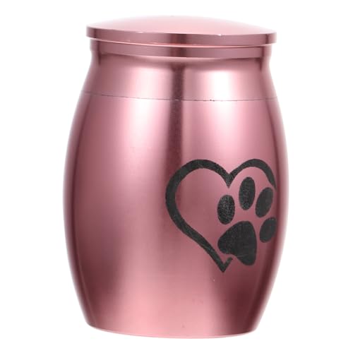 UPKOCH Metal Urne für Haustiere mit Pfotenabdruck Edelstahlbox für Hunde und Katzenasche Rosegold Langlebig und Leicht zu Handhaben UPKOCH Metal Urne für Haustiere mit Pfotenabdruck Edelstahlbox für Hunde und Katzenasche Rosegold Langlebig und Leicht zu Handhaben von UPKOCH
