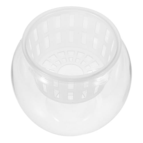 UPKOCH Mikrolandschafts-Aquarium Schreibtisch-Terrarium Pflanzen Terrarienschale Tischaquarium Terrarienschale Aus Kunststoff Zubehör Für Fischaquarien Transparent Das Haustier von UPKOCH