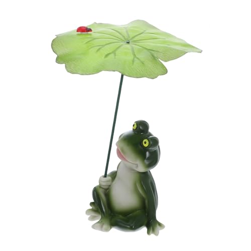UPKOCH Miniatur Harz Für Die Dekoration Im Innenbereich Bürofigur Frosch Entzückende Figuren Mini Und Aquarium Bastelfigur Süß Mit Lotus Fisch Gärten Aquarien Tischplatte UPKOCH Miniatur Harz Für Die Dekoration Im Innenbereich Bürofigur Frosch Entzückende Figuren Mini Und Aquarium Bastelfigur Süß Mit Lotus Fisch Gärten Aquarien Tischplatte von UPKOCH