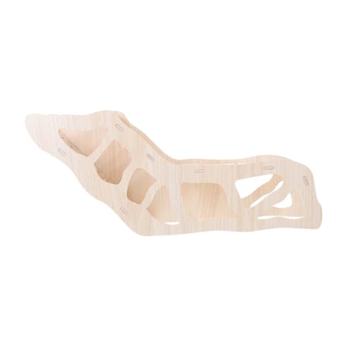 UPKOCH Multifunktionales Hamsterhaus Holz mit Kletterleiter Versteck und Spielplatz für Zwerghamster und Kleintiere Langlebiges und Sicheres Holzversteck für Schlafen Klettern und von UPKOCH