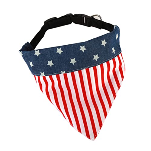 UPKOCH Multifunktionales Haustier Halsband aus Baumwolle Dreiecks Schal mit Amerikanischem Flaggen S für Hundeverkleidungen bei Partys UPKOCH Multifunktionales Haustier Halsband aus Baumwolle Dreiecks Schal mit Amerikanischem Flaggen S für Hundeverkleidungen bei Partys von UPKOCH