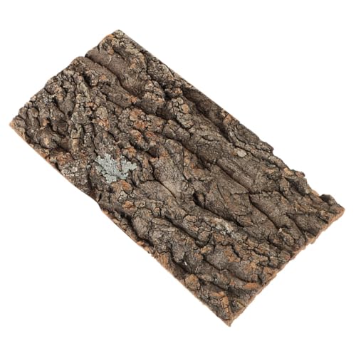 UPKOCH Natürliche Korkrinde Dekoration für Terrarium und Aquarium Reptilien Hintergrund Ornament für Bartagamen Schildkröten Geckos Wanddeko von UPKOCH
