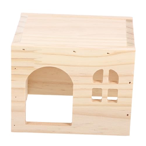 UPKOCH Natürliches Hamsterhaus aus Beißfestem Holz Kleines Nagerversteck Sicher und Komfortabel Attraktives Design für Meerschweinchenstall und Kleintierkäfig Verstecken UPKOCH Natürliches Hamsterhaus aus Beißfestem Holz Kleines Nagerversteck Sicher und Komfortabel Attraktives Design für Meerschweinchenstall und Kleintierkäfig Verstecken von UPKOCH