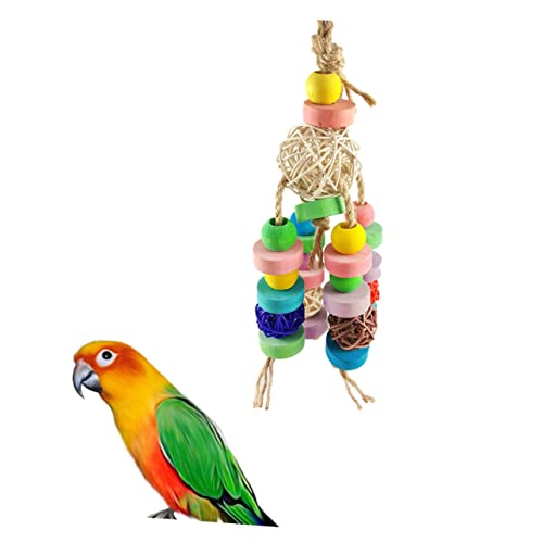 UPKOCH Papageienspielzeug Bunte Kauspielzeug für Vögel Umweltfreundlich Sicher Langlebig Geeignet für Wellensittiche Nymphensittiche Kleine Papageien Fördert Klettern und Zufällige Farbe UPKOCH Papageienspielzeug Bunte Kauspielzeug für Vögel Umweltfreundlich Sicher Langlebig Geeignet für Wellensittiche Nymphensittiche Kleine Papageien Fördert Klettern und Zufällige Farbe von UPKOCH