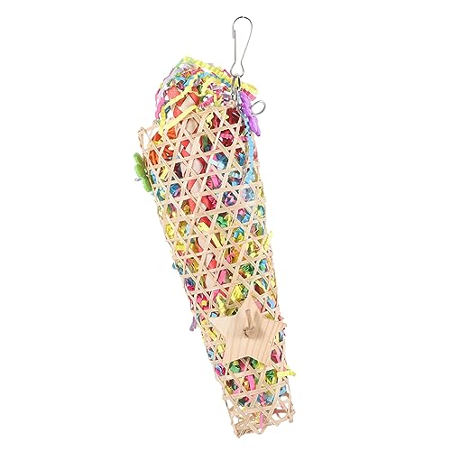 UPKOCH Papierseide Rattan Ballspielzeug zerkleinern Papageienkäfig Vogelspielzeug Sittiche groß Haustier -Papageienspielzeug für Vögel, Futterspielzeug für Vögel Bambus UPKOCH Papierseide Rattan Ballspielzeug zerkleinern Papageienkäfig Vogelspielzeug Sittiche groß Haustier -Papageienspielzeug für Vögel, Futterspielzeug für Vögel Bambus von UPKOCH