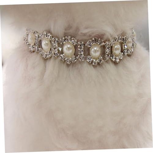 UPKOCH Perlen hundehalskette mit Kristallanhänger Modisches Haustier Accessoire für Hunde und Welpen Langlebige Halskette Geschenk für Hundeliebhaber Festliche Haustierdekoration UPKOCH Perlen hundehalskette mit Kristallanhänger Modisches Haustier Accessoire für Hunde und Welpen Langlebige Halskette Geschenk für Hundeliebhaber Festliche Haustierdekoration von UPKOCH