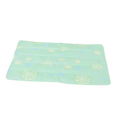 UPKOCH Pet Cooling Mat für Hunde und Katzen rutschfeste Waschbare Sommer Gelkühlmatte mit Zitronenmuster Komfortabel für Kleine Haustiere Vielseitig für Körbchen Sofa Boden von UPKOCH