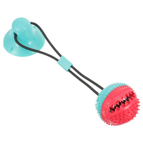 UPKOCH Pet Molar Bite Toy mit Saugfuß Interaktives Kauspielzeug zur Zahnpflege für Lebensmittelspender und Zahnreinigung aus Lebensmittelechtem TPR Material Elastisch für Zahnreinigung UPKOCH Pet Molar Bite Toy mit Saugfuß Interaktives Kauspielzeug zur Zahnpflege für Lebensmittelspender und Zahnreinigung aus Lebensmittelechtem TPR Material Elastisch für Zahnreinigung von UPKOCH