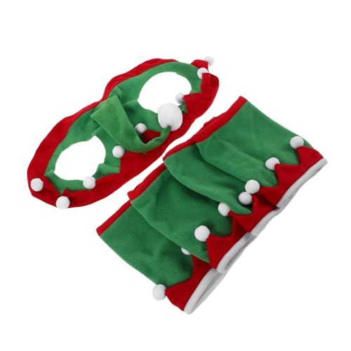 UPKOCH Pferde Kostüm Set mit Atmungsaktiven Beinschützern und Festlicher Hut für Weihnachten Sanfter Schutz Einfach Anzulegen für Paraden und Festliche Tierverkleidungen UPKOCH Pferde Kostüm Set mit Atmungsaktiven Beinschützern und Festlicher Hut für Weihnachten Sanfter Schutz Einfach Anzulegen für Paraden und Festliche Tierverkleidungen von UPKOCH