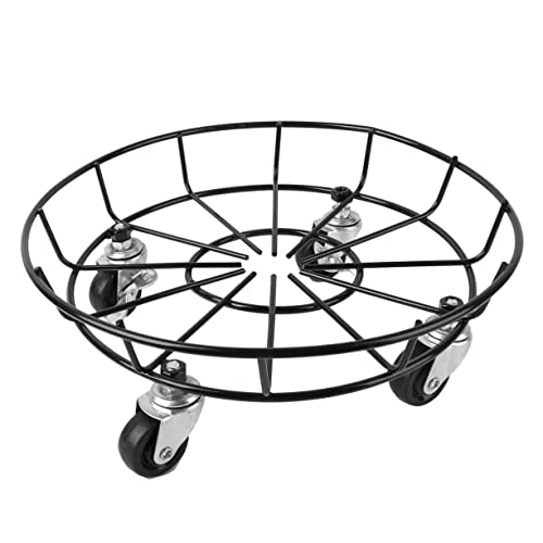 UPKOCH Pflanzentopfhalter Mit Rädern Runder Mover Pflanzer Basis Für Garten Und Terrasse Stabiler Eisenrahmen Für Innen Und Außenbereich UPKOCH Pflanzentopfhalter Mit Rädern Runder Mover Pflanzer Basis Für Garten Und Terrasse Stabiler Eisenrahmen Für Innen Und Außenbereich von UPKOCH
