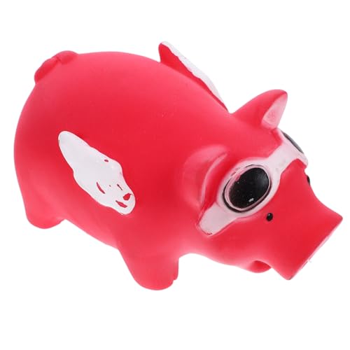 UPKOCH Pig Geformtes Hundespielzeug mit Quietscher Langlebiges Kauspielzeug aus Sicherem TPR Leichtes Trainingsspielzeug für Welpen und Kleine bis Mittelgroße Hunde Fördert Zahnpflege und UPKOCH Pig Geformtes Hundespielzeug mit Quietscher Langlebiges Kauspielzeug aus Sicherem TPR Leichtes Trainingsspielzeug für Welpen und Kleine bis Mittelgroße Hunde Fördert Zahnpflege und von UPKOCH