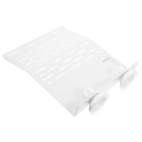 UPKOCH Plastik Schildkrötenplattform Groß Weiß Umweltfreundlich Langlebig Kletterrampe Sonnenplatz für Schildkröten Aquarium Zubehör Gehege Zubehör von UPKOCH