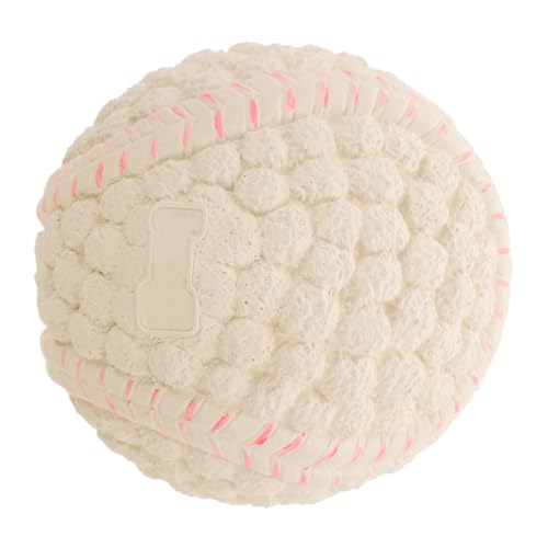 UPKOCH Quietschender Hundespielball aus Latex Groß Kaubeständig und Zahnreinigend Fördert Zahngesundheit und Beschäftigung für Welpen und Kleine bis Mittlere Hunde Beißen und Kauen von UPKOCH