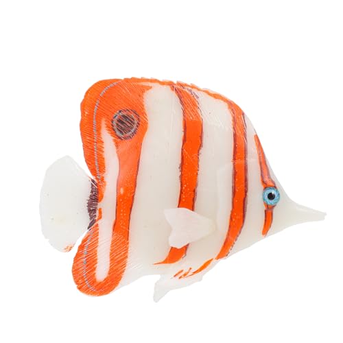 UPKOCH Realistische Simulation Tropischer Fisch Aquarium Deko aus Umweltfreundlichem Kunststoff Silikonähnlich Lebensecht Gestaltetes Ornament für Natürliche Unterwasserlandschaften von UPKOCH