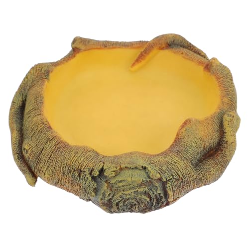 UPKOCH Reptilien Futter und Wasserschale mit Holzoptik rutschfest Langlebig für Bartagame Eidechsen Reptilien Terrarium Zubehör Haustier Trinknapf UPKOCH Reptilien Futter und Wasserschale mit Holzoptik rutschfest Langlebig für Bartagame Eidechsen Reptilien Terrarium Zubehör Haustier Trinknapf von UPKOCH