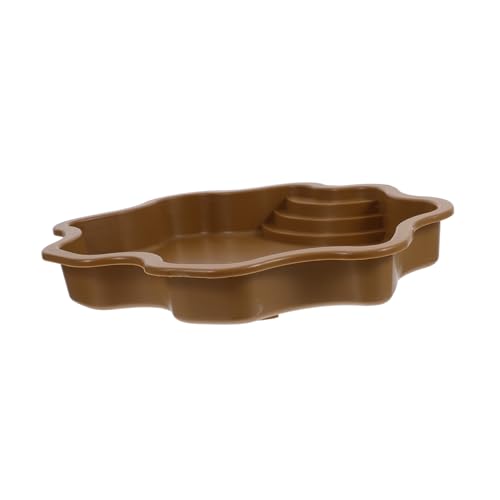 UPKOCH Reptilien Wasserschale aus Abs mit Rutschfestem Boden und Glatten Kanten Multifunktionales Badebecken Futternapf und Wasserschale für Schildkröten und Terrarien Modernes Design UPKOCH Reptilien Wasserschale aus Abs mit Rutschfestem Boden und Glatten Kanten Multifunktionales Badebecken Futternapf und Wasserschale für Schildkröten und Terrarien Modernes Design von UPKOCH