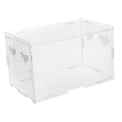 UPKOCH Reptilien Zuchtbox aus Langlebigem Kunststoff Montierbarer Futterbehälter Feuchtigkeitsbeständig und Sicher für Terrarienhaltung und Reptilienaufzucht Kompakte Bauweise UPKOCH Reptilien Zuchtbox aus Langlebigem Kunststoff Montierbarer Futterbehälter Feuchtigkeitsbeständig und Sicher für Terrarienhaltung und Reptilienaufzucht Kompakte Bauweise von UPKOCH