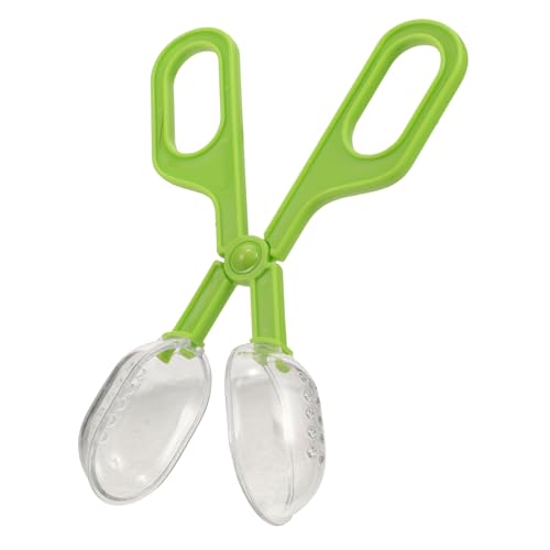 UPKOCH Reptilienclip Reinigungswerkzeuge für Aquarien Futterzangen für Reptilien Reptilienzange sauber Cricket-Klemmschaufel Klemme für Fischaquarien Reptilienkotclip Plastik Light Green von UPKOCH