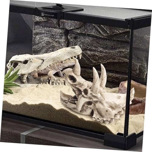 UPKOCH Resin Dinosaur Skull Aquarium Dekoration Hohle Versteck Fisch Tank Versteck Höhle Reptilien Shelter Fischbecken Ornament Langlebig Realistisch UPKOCH Resin Dinosaur Skull Aquarium Dekoration Hohle Versteck Fisch Tank Versteck Höhle Reptilien Shelter Fischbecken Ornament Langlebig Realistisch von UPKOCH