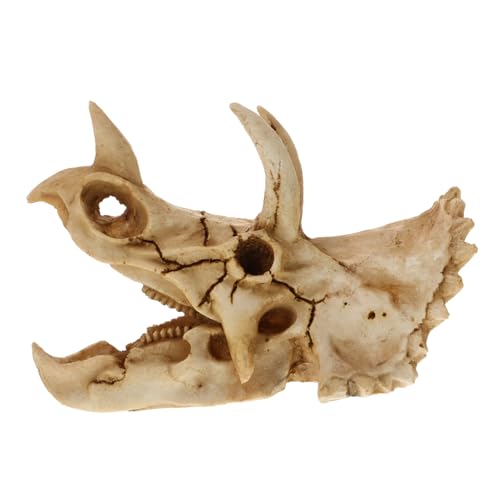 UPKOCH Resin Dinosaur Skull Versteck für Schildkröten und Reptilien Aquarium Dekoration Langlebig für Eidechsen Geckos Frösche UPKOCH Resin Dinosaur Skull Versteck für Schildkröten und Reptilien Aquarium Dekoration Langlebig für Eidechsen Geckos Frösche von UPKOCH