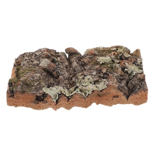 UPKOCH Rinde Dekoration Reptilien Habitat Korkbaum Rinde Terrarium zubehör Aquarien Zubehör Aquarien Wanddeko Hintergrundrinde Rinde Terrarium Hintergrund terrarienrinde Dark Brown von UPKOCH