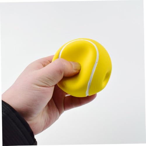 UPKOCH Robustes Latex hundespielzeug Tennisform mit Quietschfunktion Großer Langlebiger Kauspielzeug Molar für Zahnpflege Interaktives Beißspielzeug zur Beschäftigung und Zahnreinigung von UPKOCH