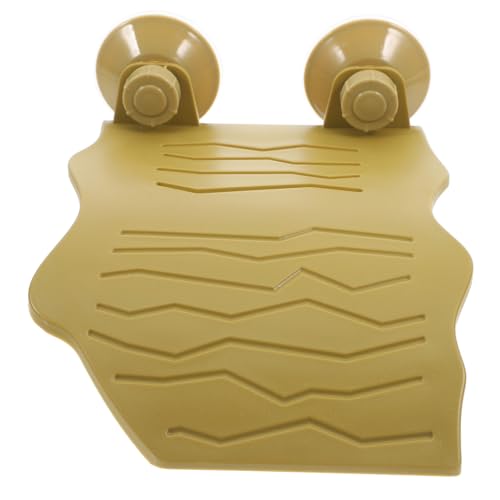 UPKOCH Schildkröten-terrasse Backenplattform Schwimmende Plattform Zum Für Schildkröten Schwimmende Schildkröteninsel Schwimmende Plattform Zum Angeln Fisch Plattform Yellow Abs von UPKOCH