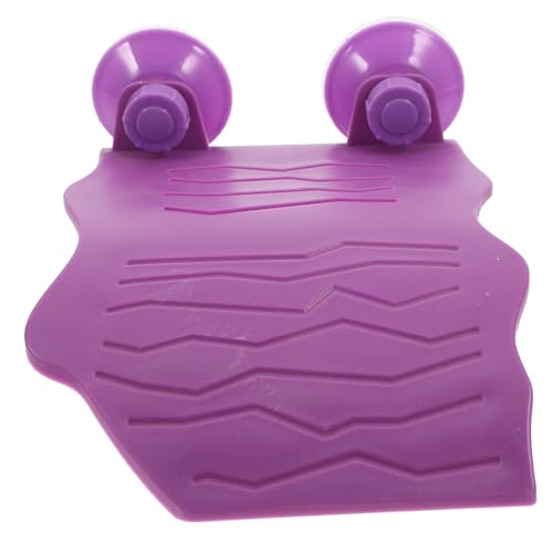 UPKOCH Schildkröten-terrasse Schwimmende Aquariendekoration Rampe Zum Sonnenbaden Für Schildkröten Backenplattform Fisch Plattform Sonnenstein Für Schildkröten Reptiliendock Violett Abs von UPKOCH