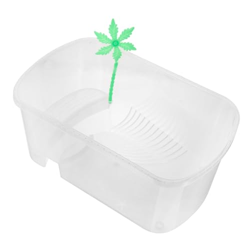 UPKOCH Schildkrötenbecken Aquarium Tank Zuhause Schildkrötenlebensraum Schildkrötelebensraum Schildkrötenpanzer für kleine Schildkröten Schildkrötengehäuse Schildkrötenkäfige Plastik Weiß UPKOCH Schildkrötenbecken Aquarium Tank Zuhause Schildkrötenlebensraum Schildkrötelebensraum Schildkrötenpanzer für kleine Schildkröten Schildkrötengehäuse Schildkrötenkäfige Plastik Weiß von UPKOCH