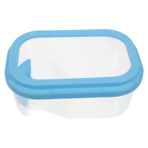 UPKOCH Schildkrötenbecken Aquarium aquarien Futterbereich für Schildkröten Wasser Panzer mit Tank Schildkröten-Terrarium aus Kunststoff Schildkrötenplattform für Schildkröte Plastik Blue von UPKOCH