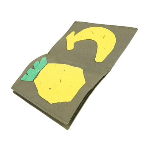UPKOCH Schnüffelmatte für Interaktive Futterspielmatte aus Polar Fleece Buchdesign Waschbar Fördert Schnüffeln und Beschäftigung für Welpen und Aller von UPKOCH