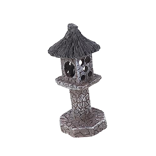 UPKOCH Harz Lampe Für Aquarium Dekoration Unterwasser Handwerk Fisch Versteckhaus Naturgetreue Landschaftsornament Aus Kunstharz von UPKOCH