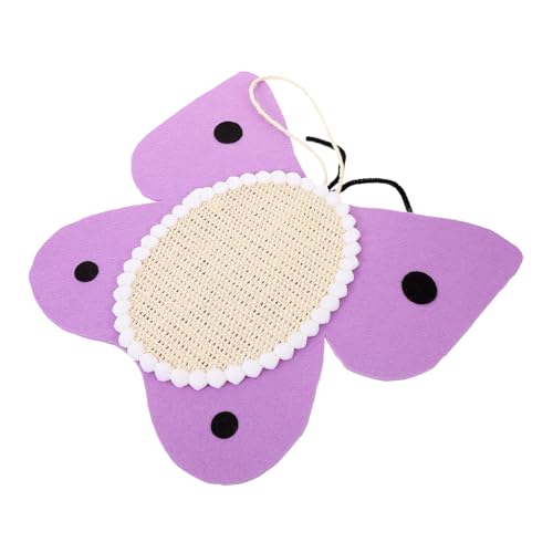 UPKOCH Sisal Katzen Griff Kratzen Schmetterling Indoor-katzenunterlage Lanyard-kratzbrett Für Katzen Katzenspielzeug Für Drinnen Kitten Claw Schleifpad -kätzchen-Kratzer Gefühlt von UPKOCH