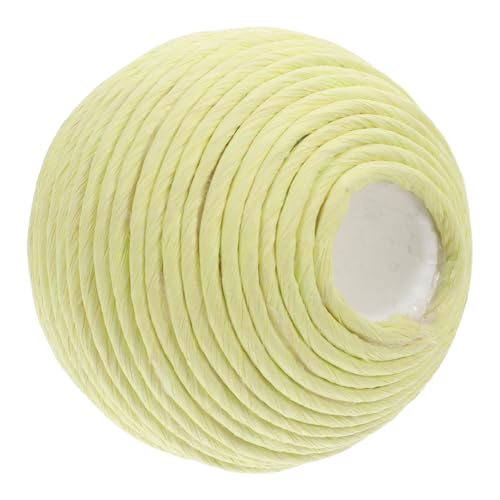 UPKOCH Sisal Katzenspielzeug Ball Kratzball Robust Für Indoor Katzen Klettern Beißen Vielseitig Gelb Strapazierfähig von UPKOCH