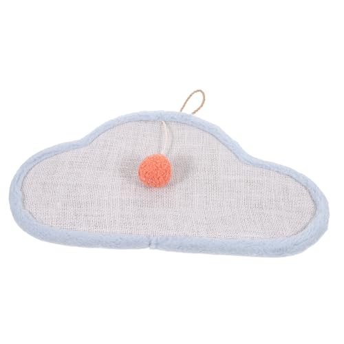 UPKOCH Sisal Kratzmatte für Katzen Cloud Form Langlebiges Indoor Katzenspielzeug mit Aufhängeseil Schützt Möbel vor Kratzern Stress und Fördert Bewegung Wiederverwendbar und Robust UPKOCH Sisal Kratzmatte für Katzen Cloud Form Langlebiges Indoor Katzenspielzeug mit Aufhängeseil Schützt Möbel vor Kratzern Stress und Fördert Bewegung Wiederverwendbar und Robust von UPKOCH
