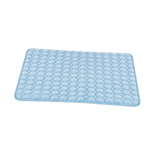 UPKOCH Sommerliche Pet Kühlmatte aus Atmungsaktivem Eisseiden Material Selbstkühlende Hundedecke für Hunde und Katzen Leichte Schlafmatte für Drinnen und Draußen von UPKOCH