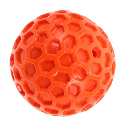 UPKOCH Squeaky Hundespielzeug Ball aus Natürlichem Gummi und Langlebig Bienenwabenförmig für Kleine Rassen Interaktiver Kauspielzeugball für Drinnen und Draußen Leicht zu Reinigen und von UPKOCH