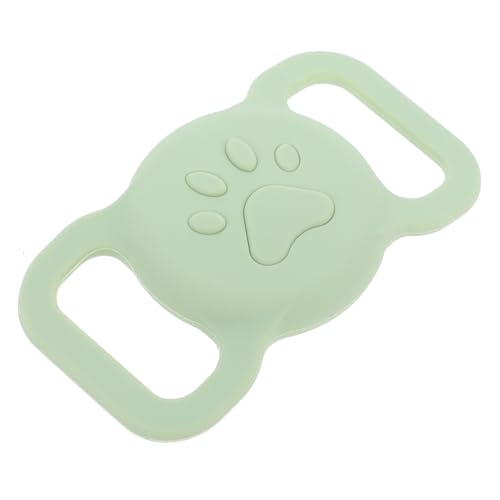 UPKOCH Tracker-Fall Locator-Abdeckung Schützend Luft Schutzhülle Für Air-Tags Air-Tag-katzenhalsbandhalter Air Tag Hundehalsbandhalter Air-Tag-Halter Apple Air-Tags Light Green Kieselgel von UPKOCH