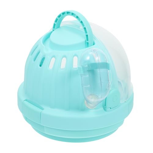 UPKOCH Tragbarer Hamster Transportkäfig mit Matratze und Trinkflasche Außengehege für Kleintiere Wie Chinchillas und Igel Atmungsaktives Design für und von UPKOCH