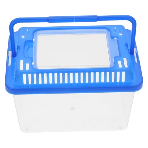 UPKOCH Tragbares Aquarium mit Deckel Transparente Box für Fische Schildkröten und Reptilien Robuster Kunststoff Praktisch für Transport und Haltung von Haustieren UPKOCH Tragbares Aquarium mit Deckel Transparente Box für Fische Schildkröten und Reptilien Robuster Kunststoff Praktisch für Transport und Haltung von Haustieren von UPKOCH