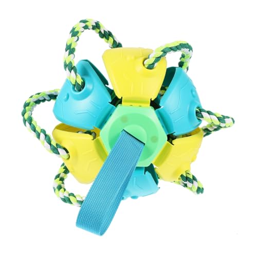 UPKOCH Tragbares Fliegendes Hundespielzeug Weltraumscheibenball aus Langlebigem Bissfestem Material für Interaktives Apportierspiel und Outdoor Training Geeignet für Kleine und von UPKOCH