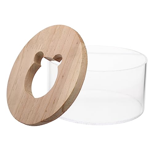 UPKOCH Transparente Hamster Badewanne Chinchilla Badewanne Sandbad Box für Kleine Haustiere Holzdeckel Toilette für Hamster UPKOCH Transparente Hamster Badewanne Chinchilla Badewanne Sandbad Box für Kleine Haustiere Holzdeckel Toilette für Hamster von UPKOCH