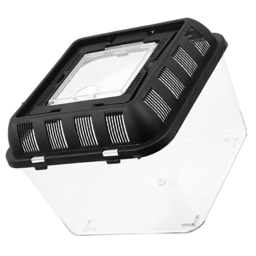 UPKOCH Transparente Reptilien Transportbox mit Belüftung Praktische Futter und Aufzuchtbox für Schildkröten Echsen Spinnen und Kleine Reptilien Robustes Gehege für Terrarienhaltung UPKOCH Transparente Reptilien Transportbox mit Belüftung Praktische Futter und Aufzuchtbox für Schildkröten Echsen Spinnen und Kleine Reptilien Robustes Gehege für Terrarienhaltung von UPKOCH