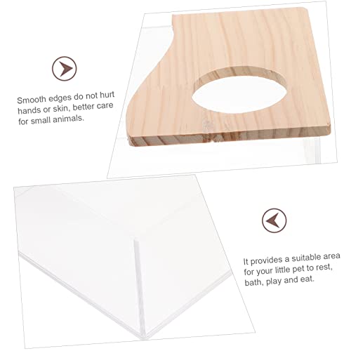 UPKOCH Transparente Sandbadbox für Kleintiere Multifunktional als Hamster Badewanne und Toilette für Hamster Mäuse Meerschweinchen und Andere Kleine Haustiere UPKOCH Transparente Sandbadbox für Kleintiere Multifunktional als Hamster Badewanne und Toilette für Hamster Mäuse Meerschweinchen und Andere Kleine Haustiere von UPKOCH