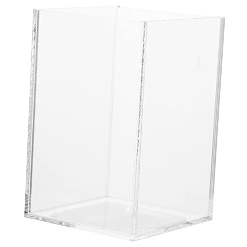 UPKOCH Transparenter Desktop Aquarium Tank Multifunktionaler Betta und Goldfischbehälter für Bürodekoration Kleiner Rechteckiger Aquarienbehälter Deckel für Pflanzen und Kreative von UPKOCH