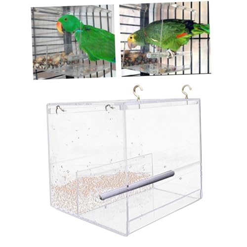 UPKOCH Transparenter Fenster Futterspender für Wildvögel Mittelgroßer Wildvogel Futtertrog aus Extra Dickem mit Abnehmbarem Einsatz und Ablauflöchern für Vogelbeobachtung zu Hause UPKOCH Transparenter Fenster Futterspender für Wildvögel Mittelgroßer Wildvogel Futtertrog aus Extra Dickem mit Abnehmbarem Einsatz und Ablauflöchern für Vogelbeobachtung zu Hause von UPKOCH