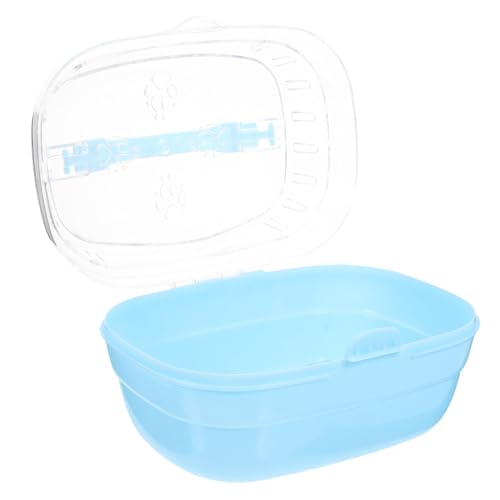 UPKOCH Transparenter Tragbarer Hamsterkäfig aus Stabilem PP Material Kompakt und Leicht Sicherer Kleintier Transport für Outdoor Reisen Geeignet für Zwerghamster und Kleine Haustiere von UPKOCH
