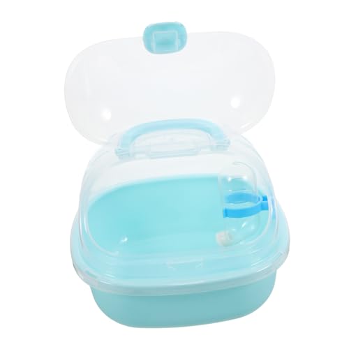 UPKOCH Transparenter Tragbarer Kleintierkäfig aus Robustem Outdoor Hamster Transportbox mit Teilrundsicht Leichte Reisebox für Hamster Ratten und Kleine Haustiere Praktischer von UPKOCH