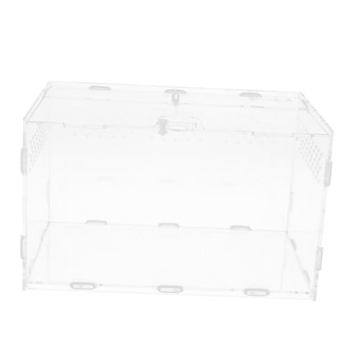 UPKOCH Transparentes Reptilien Terrarium Abnehmbares Schlangengehege Geräumiger Reptilienkasten für Geckos Kleine Schildkröten Frösche Wetterbeständig für Zuhause UPKOCH Transparentes Reptilien Terrarium Abnehmbares Schlangengehege Geräumiger Reptilienkasten für Geckos Kleine Schildkröten Frösche Wetterbeständig für Zuhause von UPKOCH
